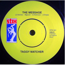 Taggy Matcher The Message / Rockit Vinyl 7" USED