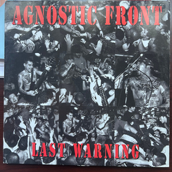Agnostic Front Last Warning Vinyl LP USED