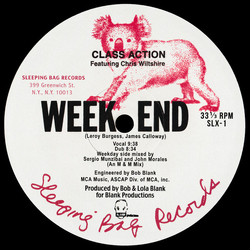 Class Action / Christine Wiltshire Weekend Vinyl 12" USED