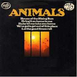The Animals The Most Of Vinyl LP USED