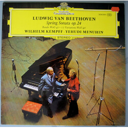 Ludwig Van Beethoven / Wilhelm Kempff / Yehudi Menuhin Frühlingssonate / Rondo WoO 41 / 12 Variationen WoO 40 Vinyl LP USED