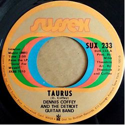 Dennis Coffey And The Detroit Guitar Band Taurus / Can You Feel It Vinyl 7" USED