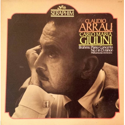 Johannes Brahms / Claudio Arrau / Carlo Maria Giulini / Philharmonia Orchestra Piano Concerto N°1 In D Minor Vinyl LP USED