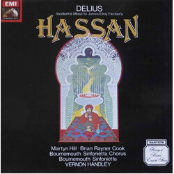 Frederick Delius / Bournemouth Sinfonietta Choir / Bournemouth Sinfonietta / Vernon Handley Incidental Music To James Elroy Flecker's Hassan Vinyl LP 
