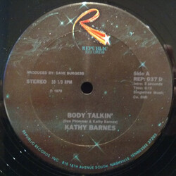 Kathy Barnes Body Talkin' VINYL 12" USED