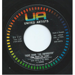 Don Costa's Orchestra And Chorus Theme From "The Unforgiven" Vinyl 7" USED