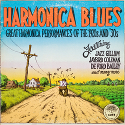 Various Harmonica Blues (Great Harmonica Performances Of The 1920s And '30s) Vinyl LP USED