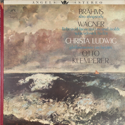 Johannes Brahms / Richard Wagner / Christa Ludwig / Philharmonia Orchestra / Otto Klemperer Alto Rhapsody / Liebestod From Tristan Und Isolde / Wesend