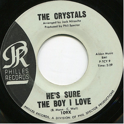 The Crystals He's Sure The Boy I Love Vinyl 7" USED