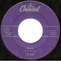 The Cues Why / Prince Or Pauper Vinyl 7" USED