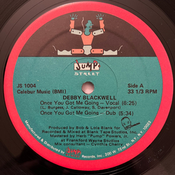 Debby Blackwell Once You Got Me Going Vinyl 12" USED