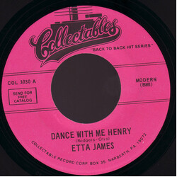 Etta James / Marvin & Johnny Dance With Me Henry / Cherry Pie Vinyl 7" USED