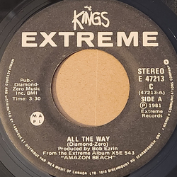 The Kings All The Way USED VINYL 7INCH 45 RPM SINGLE