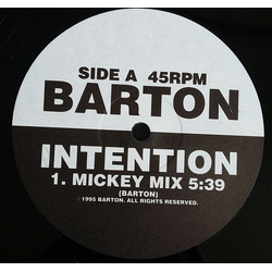 Barton Intention Vinyl 12" USED