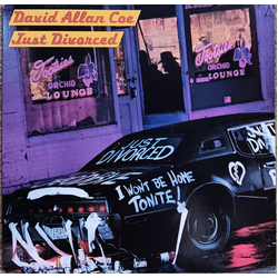 David Allan Coe Just Divorced Vinyl LP USED