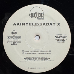 Akinyele / Sadat X Loud Hangover Vinyl 12" USED