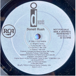 Donnell Rush If Only You Knew Vinyl 12" USED
