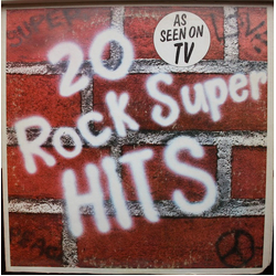 Various 20 Rock Super Hits Vinyl LP USED