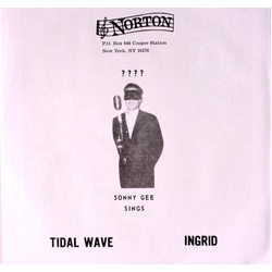 Sonny Gee And The Standels Tidal Wave / Ingrid Vinyl 7" USED