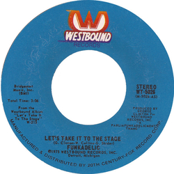 Funkadelic Let's Take It To The Stage / Biological Speculation Vinyl 7" USED
