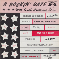 Various A Rockin' Date With South Louisiana Stars Vinyl LP USED