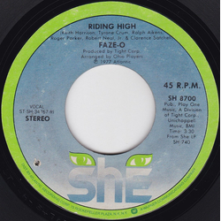 Faze-O Riding High Vinyl 7" USED