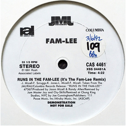 Fam-Lee Runs In The Fam-Lee Vinyl 12" USED