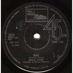 Edwin Starr War Vinyl 7" USED