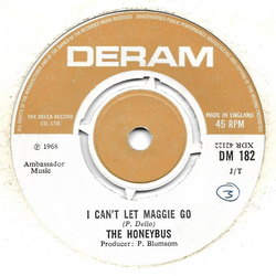 Honeybus I Can't Let Maggie Go Vinyl 7" USED