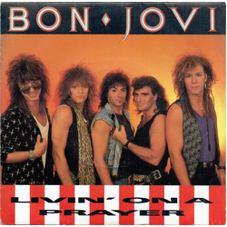 Bon Jovi Livin' On A Prayer Vinyl 7" USED