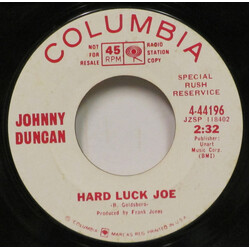 Johnny Duncan (3) Hard Luck Joe USED VINYL 7INCH PROMO SPECIAL EDITION