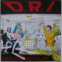 Dirty Rotten Imbeciles Dealing With It Vinyl LP USED