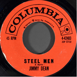 Jimmy Dean Steel Men Vinyl 7" USED