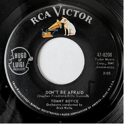 Tommy Boyce Don't Be Afraid Vinyl 7" USED