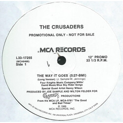 The Crusaders The Way It Goes USED VINYL 12INCH 33 S RPM PROMO