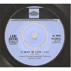 Labi Siffre It Must Be Love Vinyl 7" USED