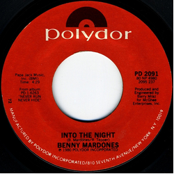 Benny Mardones Into The Night Vinyl 7" USED