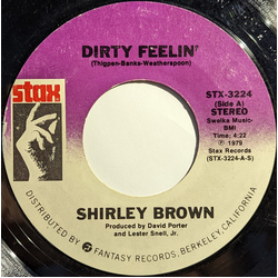 Shirley Brown Dirty Feelin' / Eyes Can't See Vinyl 7" USED