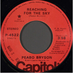 Peabo Bryson Reaching For The Sky USED VINYL 7INCH 45 RPM PROMO STEREO MONO