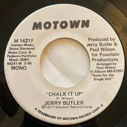 Jerry Butler Chalk It Up USED VINYL 7INCH 45 RPM SINGLE PROMO STEREO MONO