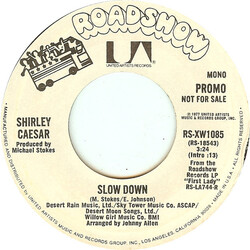 Shirley Caesar Slow Down USED VINYL 7INCH 45 RPM PROMO STYRENE STEREO MONO