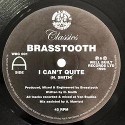 Brasstooth I Can't Quite Vinyl 12" USED