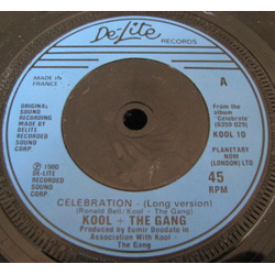 Kool & The Gang Celebration (Long Version) / Morning Star Vinyl 7" USED