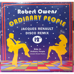 Robert Owens Ordinary People (Jacques Renault Disco Remix) Vinyl 12" USED