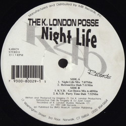 K London Posse Night Life Vinyl 12" USED