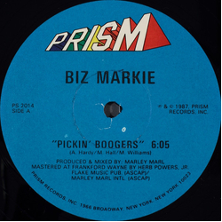 Biz Markie Pickin' Boogers Vinyl 12" USED