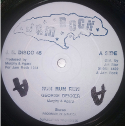 George Dekker Run Run Run / You No Ready Yet Vinyl 12" USED