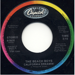The Beach Boys California Dreamin' Vinyl 7" USED