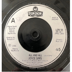 Joyce Sims All And All Vinyl 7" USED