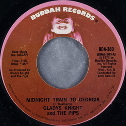 Gladys Knight And The Pips Midnight Train To Georgia / Window Raising Granny Vinyl 7" USED